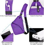 OSOCE Anti-Theft Waterproof Shoulder Backpack Sling Chest Crossbody Bag Cover Pack Rucksack Bicycle Sport - Image 2